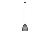 Tall Rattan Pendant Black image