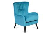 Titus Teal Velvet Armchair image