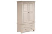 Toscana Grey 2 Drawers 2 Doors Wardrobe image
