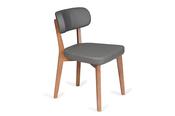 Vela Grey Faux Leather Dining Chair