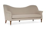 Wave Cream Fabric 3 Seater Sofa-Outlet-New Ross image