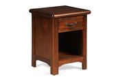 Westport Walnut 1 Drawer Bedside Table