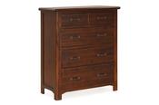 Westport Walnut 5 Drawers Chest