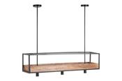 Wooden Metal Shelf Pendant