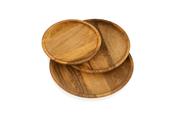 Wooden Plates Set of 3 image