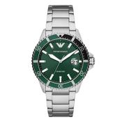 Emporio Armani Stainless Steel Watch - Green Dial image