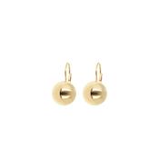 Bronzallure Purezza Yellow Gold Shiny Bead Earrings image
