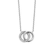 Ti Sento CZ Infinity Necklace - Large image