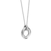 Ti Sento Silver Twisted Circle Necklace image