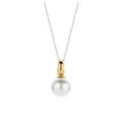 Ti Sento Gold &amp; Pearl Drop Necklace image