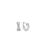 Ti Sentio Silver Crossover Earrings