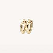 Blush Yellow Gold Hoop Earrings - Small 13mm image