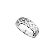 Silver Celtic Woven Ring - L/6 image