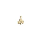 9ct. Gold Engraved Shamrock Charm image
