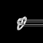 Ti Sento Silver Open Hexagon Ring image