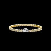 Ti Sento Gold &amp; CZ Tennis Bracelet - 17.5cm