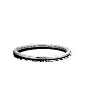 Ti Sento Silver Hinged Bangle image