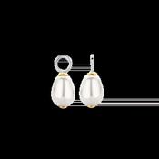 Ti Sento Ear Charms - Organic Pearl Drops image