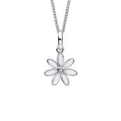 D for Diamond Daisy Necklace image