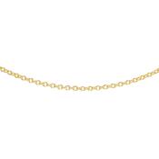 9ct. Yellow Gold Trace Chain - 40cm + 5cm