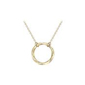 Yellow Gold Ring Necklace image
