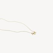 Blush Yellow Gold 3 Rope Disc Necklace image