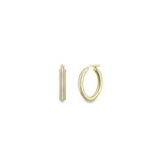 Two-Tone Hoop Earrings - 15mm image