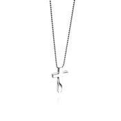 Fred Bennett Silver Cross Pendant Necklace image
