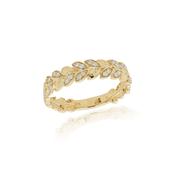 9ct. Yellow Gold &amp; Diamond Vine Ring image