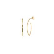 Yellow Gold Open Marquise Earrings image