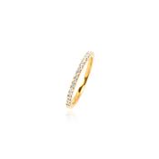 Castel 11 - Yellow Gold &amp; Diamond Wedding Ring