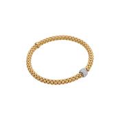FOPE Solo Flex'It Gold &amp; Diamond Bracelet