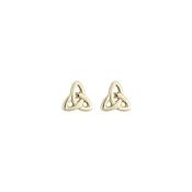 9ct. Yellow Gold Trinity Knot Stud Earrings