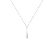 White Gold Drop Pendant Necklace image