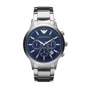 Emporio Armani Renato Chronograph - Steel &amp; Blue image