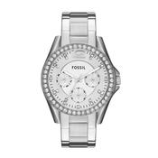 Fossil Riley Chronograph - Silver Stone-Set image