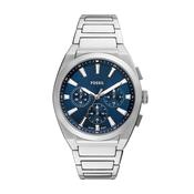 Fossil Everett Chronograph - Steel &amp; Blue image
