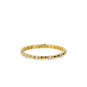 Bronzallure Golden CZ Square Link Bracelet image