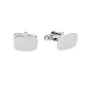 Silver Rectangle Cufflinks image