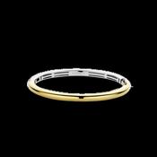Ti Sento Two-Tone Hinged Bangle image