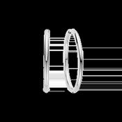 Ti Sento Silver Hoop Earrings - 35mm image