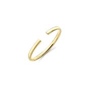 Yellow Gold Cuff-Style Open Bangle image