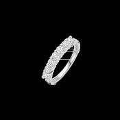 Ti Sento Silver 7-Stone Ring - 56/O.5 image