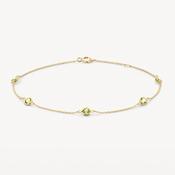Blush 14ct. Yellow Gold Chain Bracelet with Green Peridot image