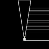 Ti Sento Cushion CZ Pendant Necklace image
