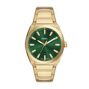 Fossil Everett Gold Plated Watch - Green Dial image