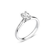 Scarlet - Platinum Solitaire Diamond Engagement Ring - 1.00cts