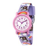Kikou Kids Cartoon Watch - Pink &amp; Purple