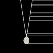 Ti Sento Luxury Stone Pebble Pendant Necklace image