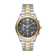 Emporio Armani Paolo Chronograph - Two-Tone Grey